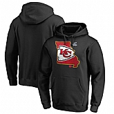 Men's Chiefs Black 2018 NFL Playoffs Pullover Hoodie,baseball caps,new era cap wholesale,wholesale hats